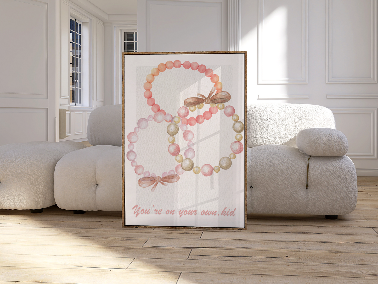 You're On Your Own, Kid Watercolor Swiftie Themed Poster